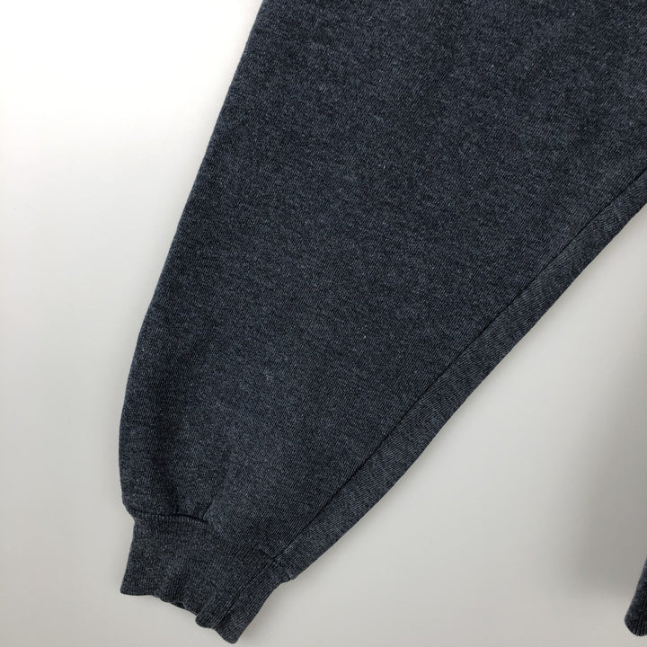 90'S Russell plain blank sweatshirt, men's M size, vintage polyester gray type Vintage Second Hand