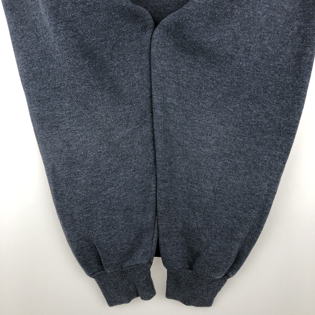 90'S Russell plain blank sweatshirt, men's M size, vintage polyester gray type Vintage Second Hand