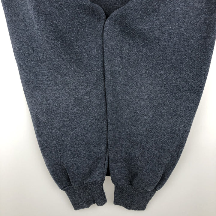 90'S Russell plain blank sweatshirt, men's M size, vintage polyester gray type Vintage Second Hand