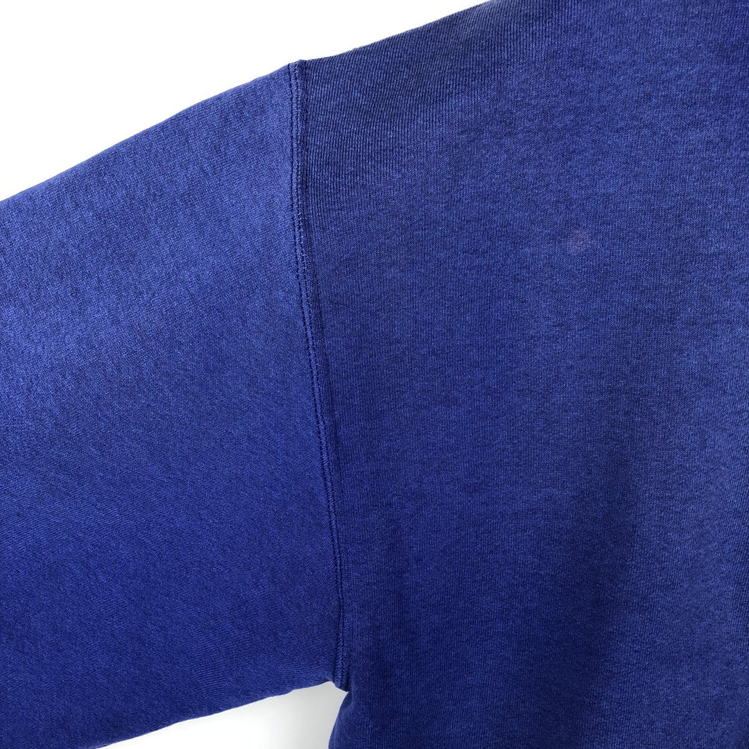 90'S Russell plain blank sweatshirt, sweatshirt, made in USA, men's size L, vintage cotton Purple type blue-purple Vintage Second Hand