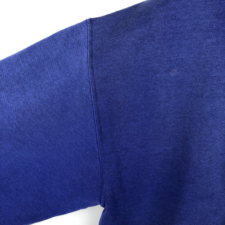 90'S Russell plain blank sweatshirt, sweatshirt, made in USA, men's size L, vintage cotton Purple type blue-purple Vintage Second Hand