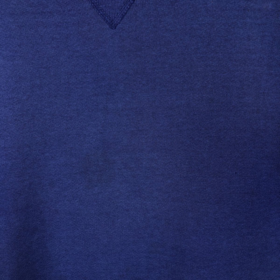 90'S Russell plain blank sweatshirt, sweatshirt, made in USA, men's size L, vintage cotton Purple type blue-purple Vintage Second Hand