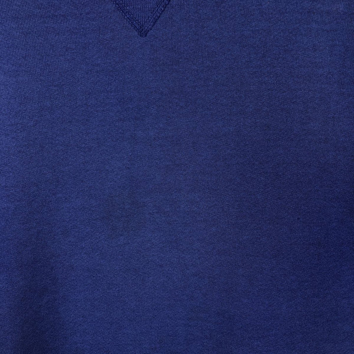 90'S Russell plain blank sweatshirt, sweatshirt, made in USA, men's size L, vintage cotton Purple type blue-purple Vintage Second Hand
