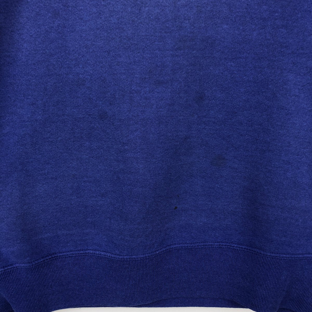 90'S Russell plain blank sweatshirt, sweatshirt, made in USA, men's size L, vintage cotton Purple type blue-purple Vintage Second Hand