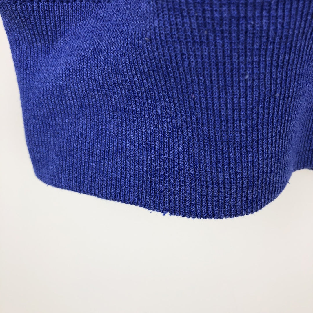 90'S Russell plain blank sweatshirt, sweatshirt, made in USA, men's size L, vintage cotton Purple type blue-purple Vintage Second Hand