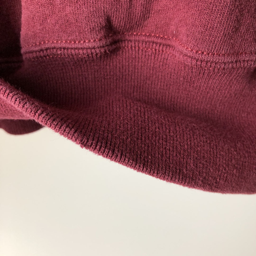 80s-90'S Russell Plain Blank Sweatshirt, Men's Size XL (Equivalent), Vintage cotton Red type red-purple Vintage Second Hand