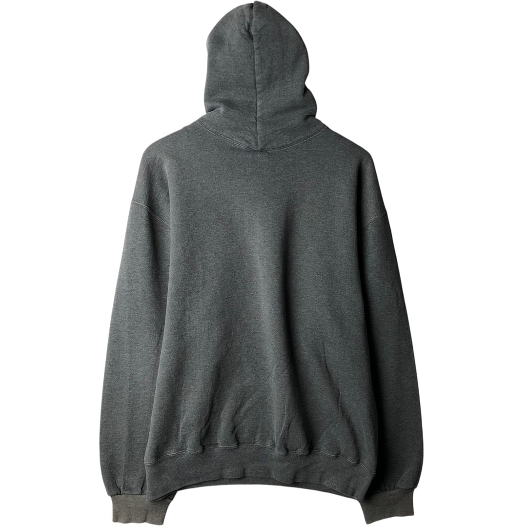 80s-90'S Russell sweatshirt pullover hoodie, men's size L equivalent, vintage. cotton gray type Vintage Second Hand