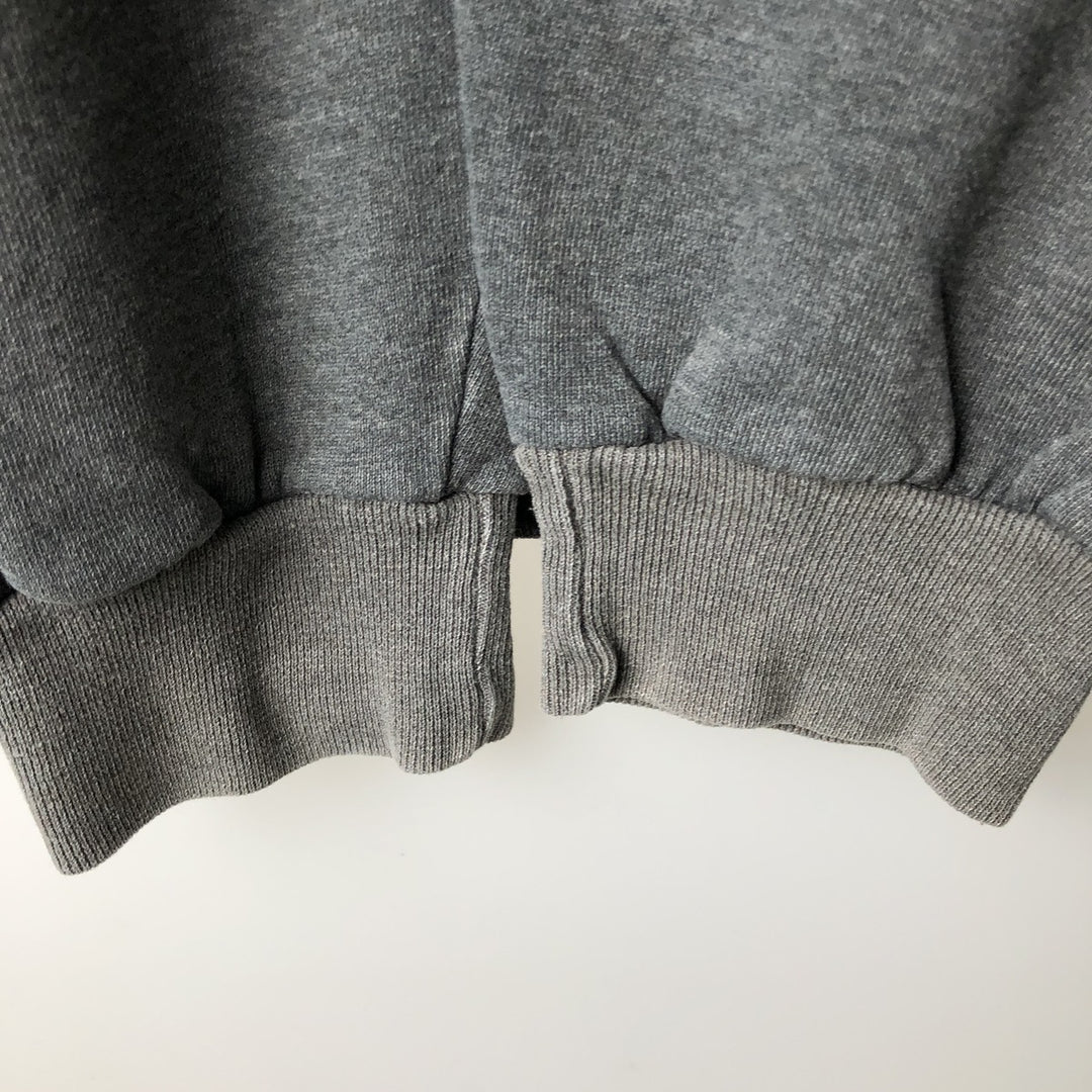 80s-90'S Russell sweatshirt pullover hoodie, men's size L equivalent, vintage. cotton gray type Vintage Second Hand