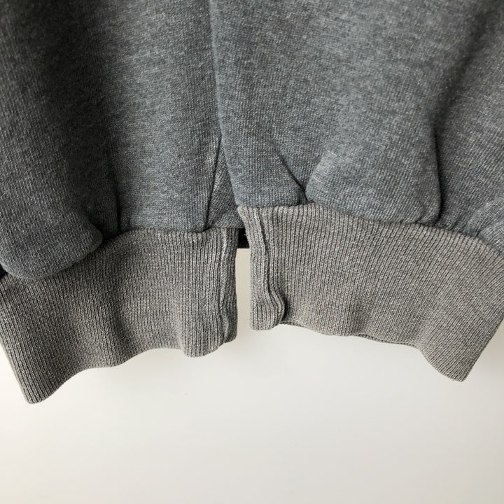 80s-90'S Russell sweatshirt pullover hoodie, men's size L equivalent, vintage. cotton gray type Vintage Second Hand