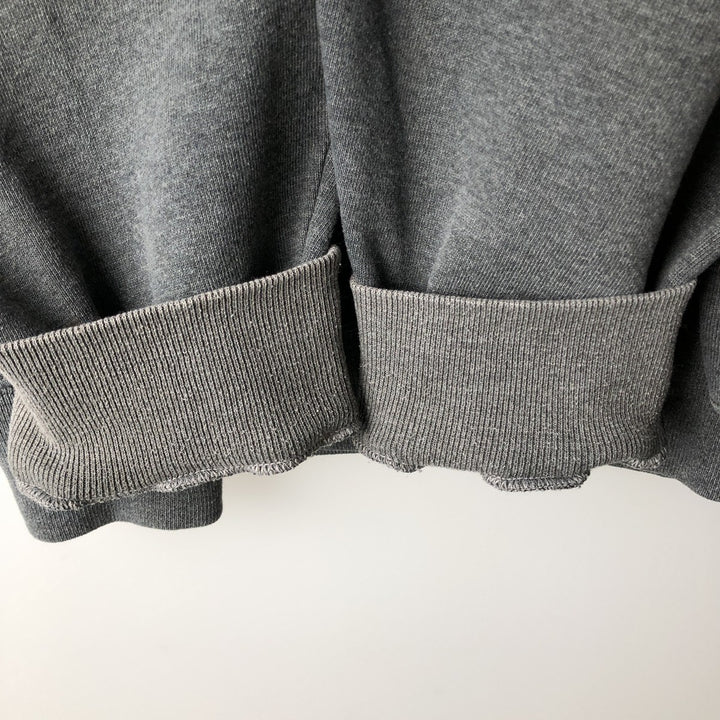 80s-90'S Russell sweatshirt pullover hoodie, men's size L equivalent, vintage. cotton gray type Vintage Second Hand