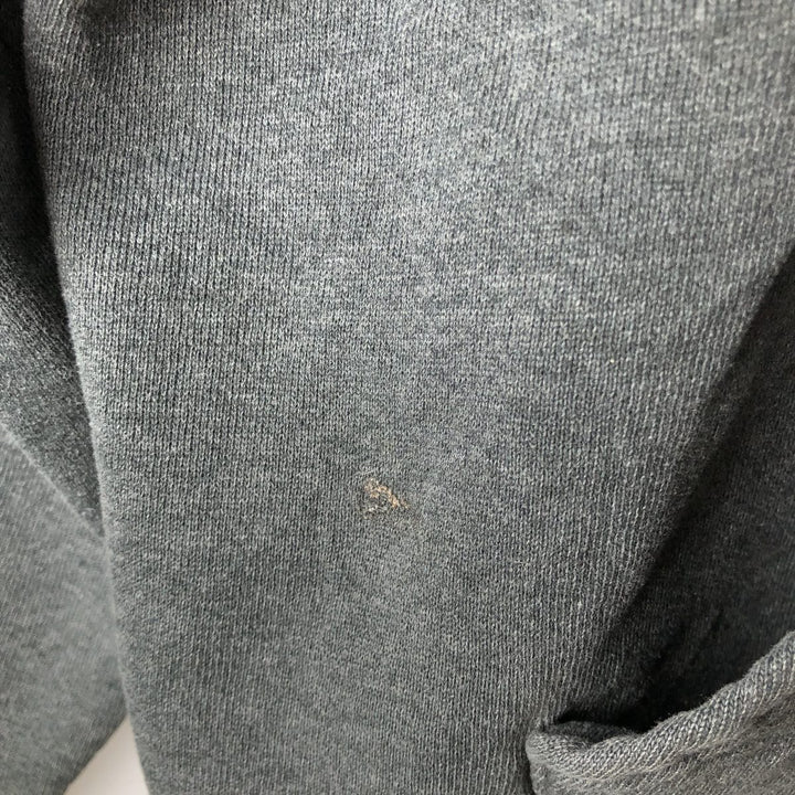 80s-90'S Russell sweatshirt pullover hoodie, men's size L equivalent, vintage. cotton gray type Vintage Second Hand