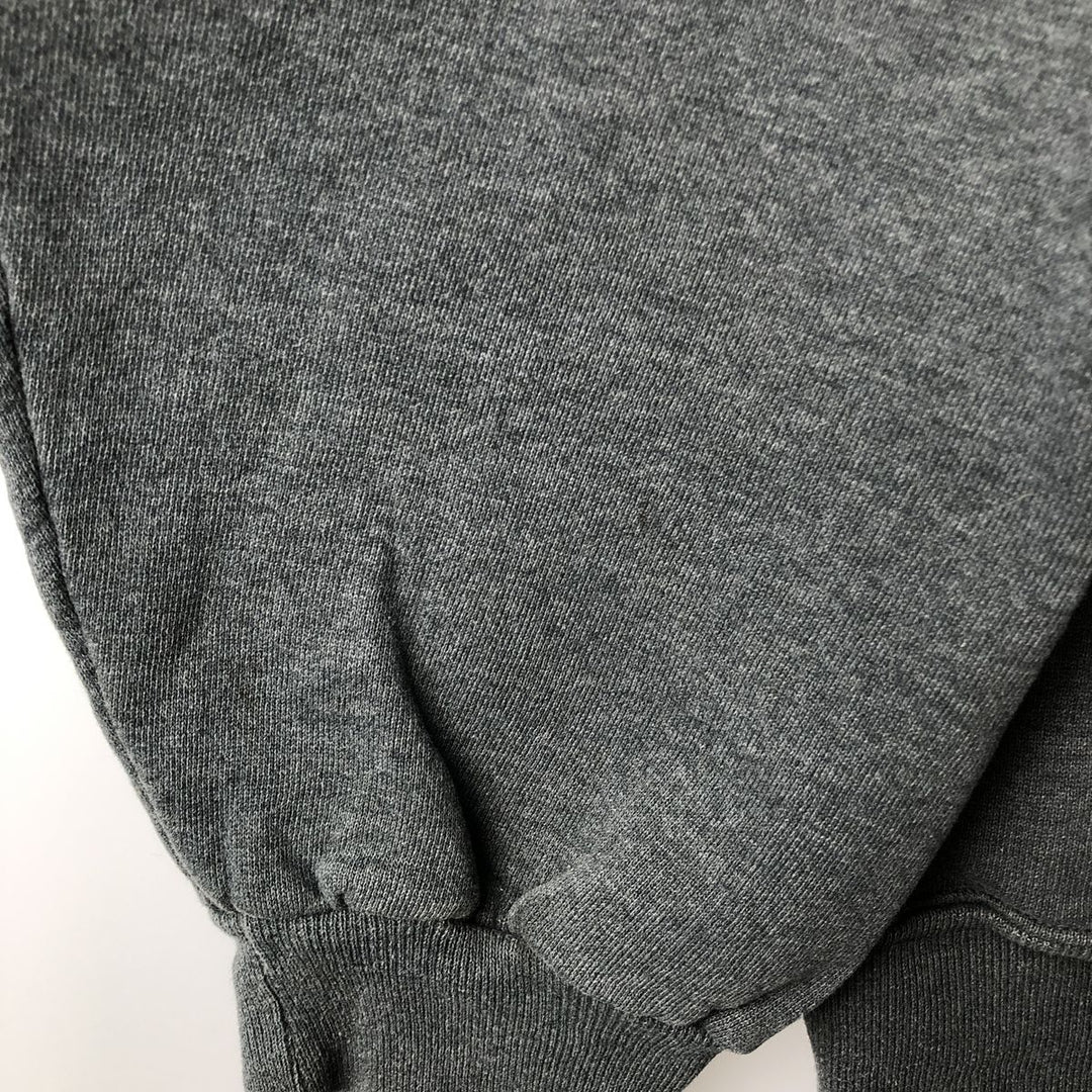 80s-90'S Russell sweatshirt pullover hoodie, men's size L equivalent, vintage. cotton gray type Vintage Second Hand