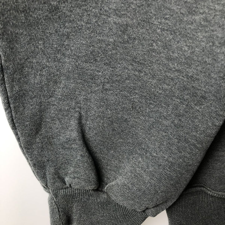 80s-90'S Russell sweatshirt pullover hoodie, men's size L equivalent, vintage. cotton gray type Vintage Second Hand