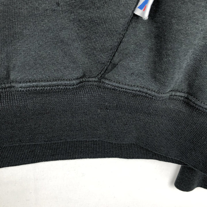 90'S Russell sweatshirt pullover hoodie, men's size L, vintage cotton black type Vintage Second Hand