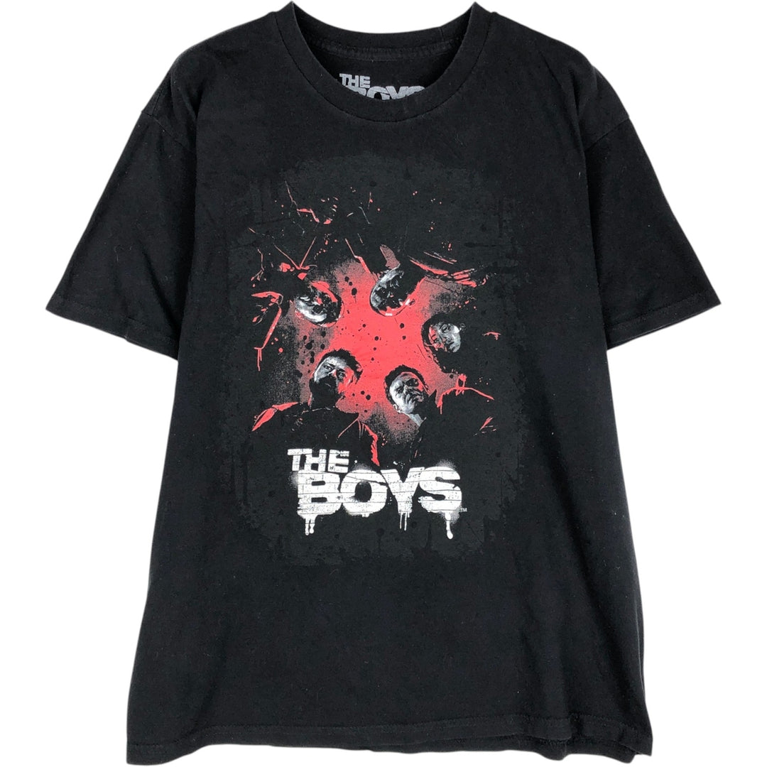 THE BOYS (The Boys) TV Drama/Movie Movie T-Shirt - Men's Size L cotton black type Vintage Second Hand