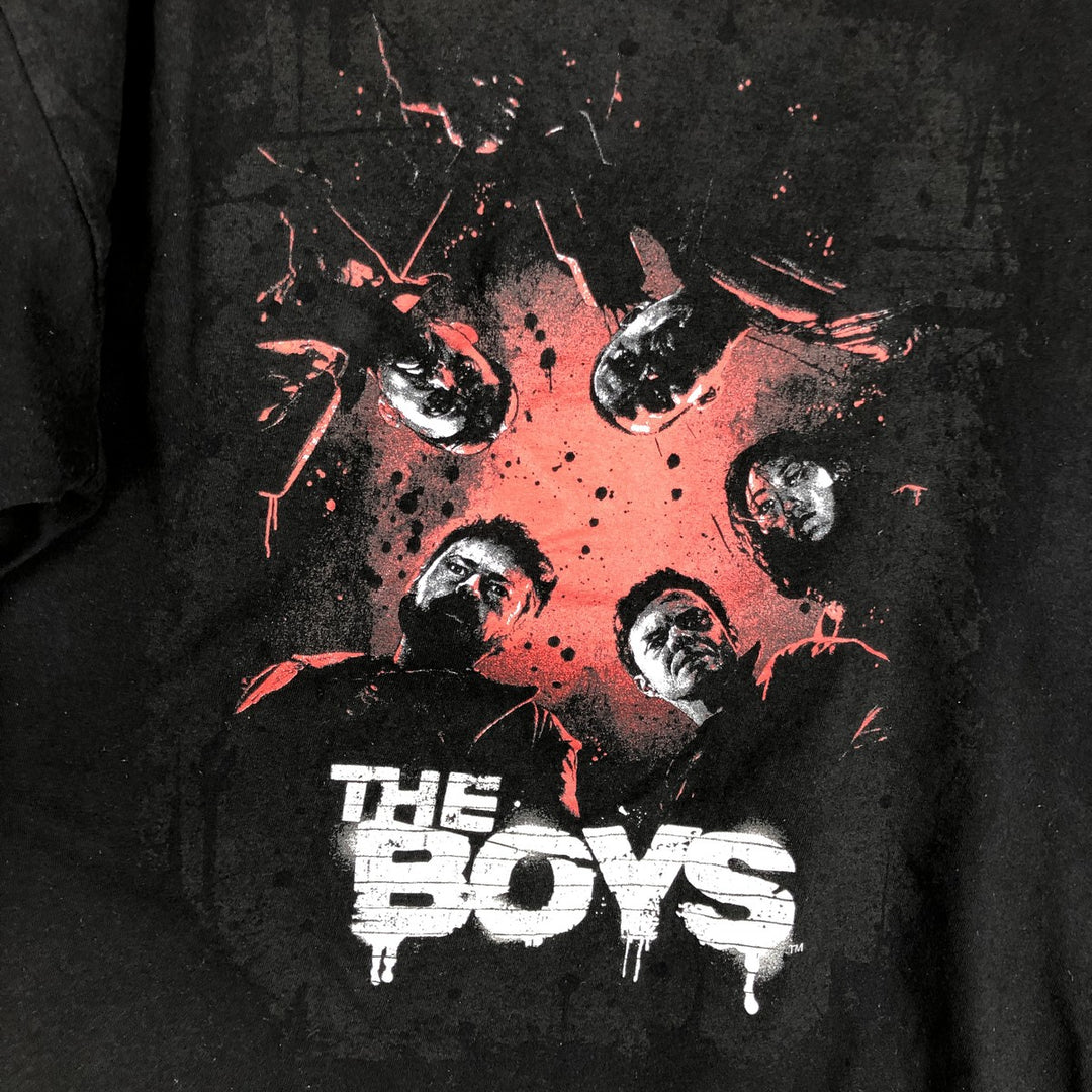 THE BOYS (The Boys) TV Drama/Movie Movie T-Shirt - Men's Size L cotton black type Vintage Second Hand