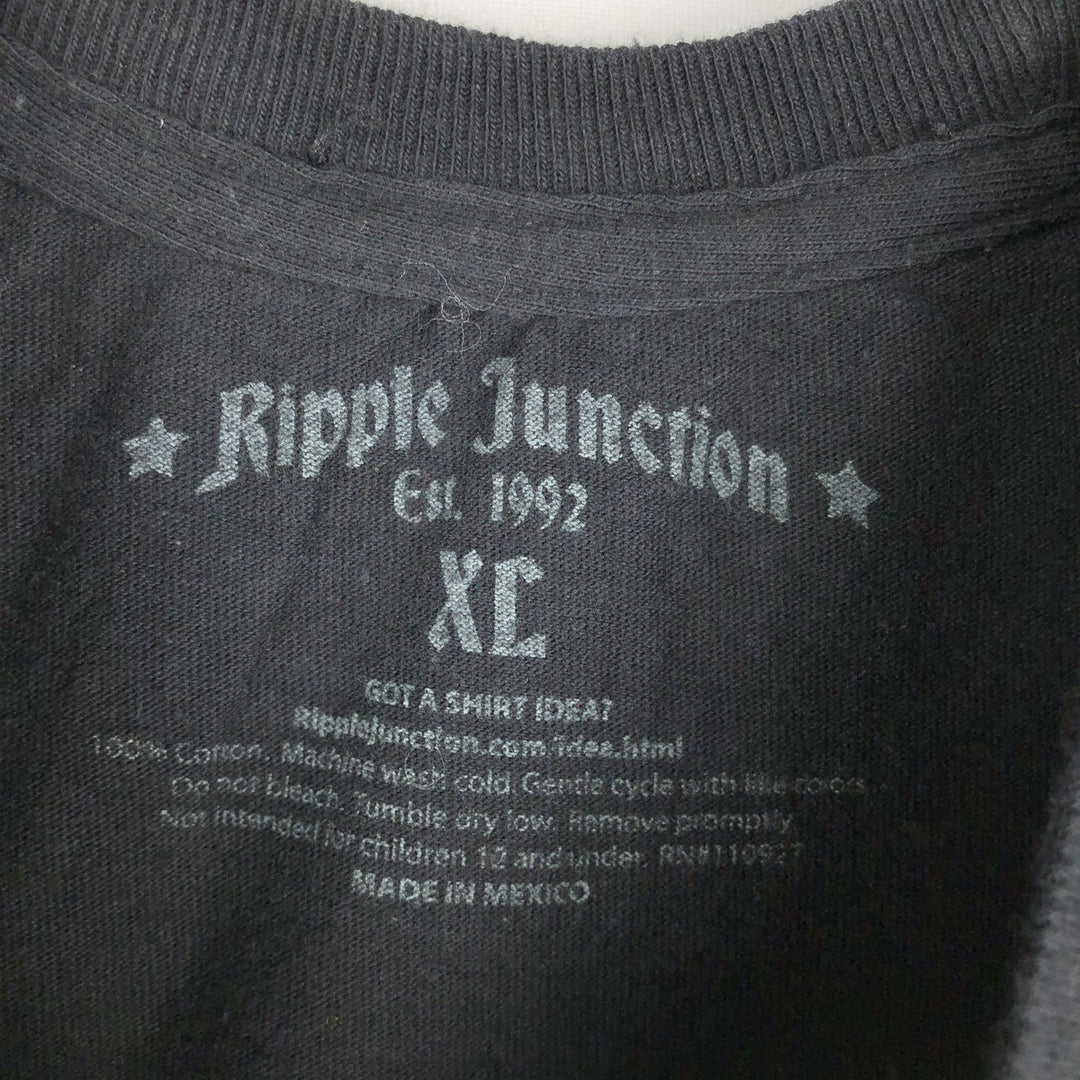 Ripple Junction THE GOONIES Skull Pattern Movie T-Shirt (Men's XL equivalent) cotton black type Vintage Second Hand