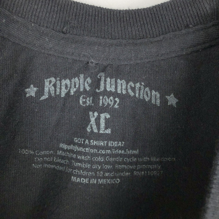 Ripple Junction THE GOONIES Skull Pattern Movie T-Shirt (Men's XL equivalent) cotton black type Vintage Second Hand