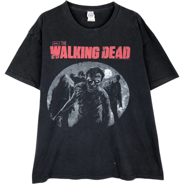 Delta DELTA THE WALKING DEAD Movie T-shirt for men, size XL cotton black type Vintage Second Hand