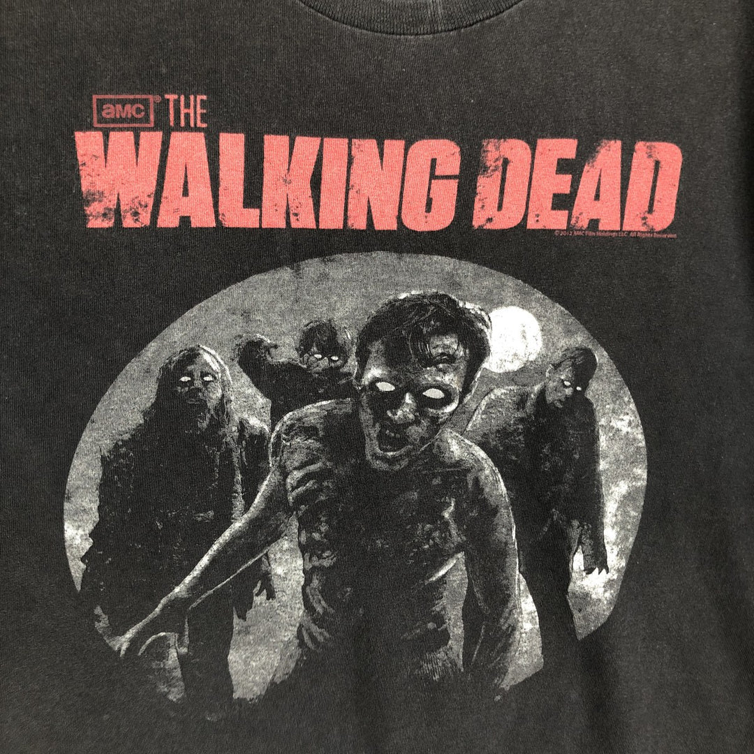Delta DELTA THE WALKING DEAD Movie T-shirt for men, size XL cotton black type Vintage Second Hand