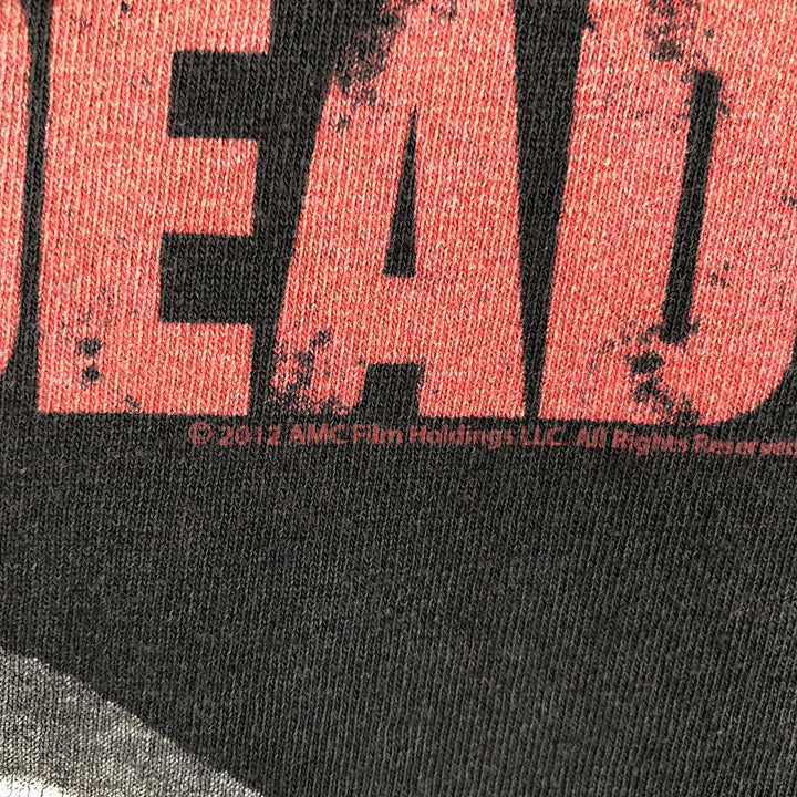 Delta DELTA THE WALKING DEAD Movie T-shirt for men, size XL cotton black type Vintage Second Hand