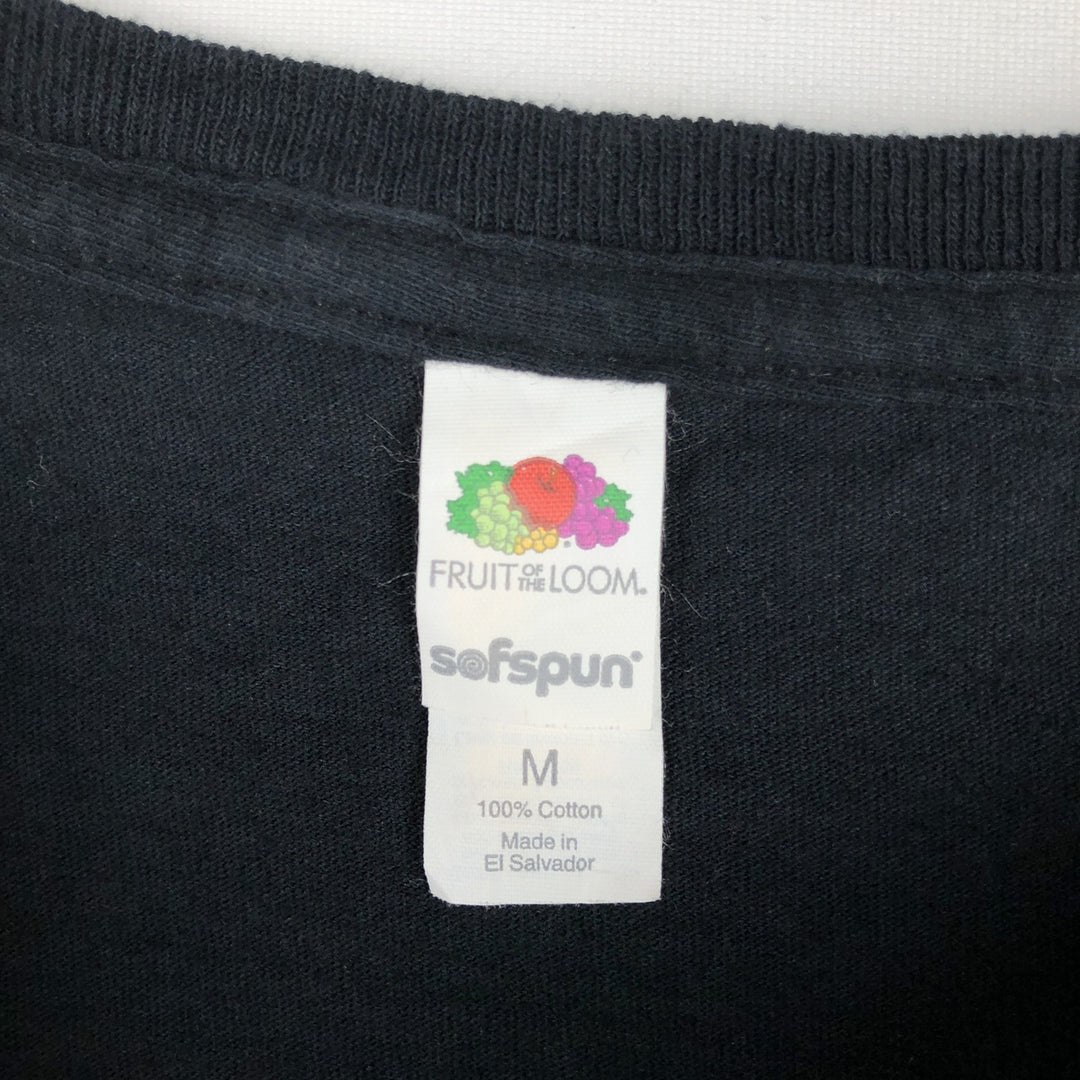 STRANGER THINGS Stranger Things Movie T-shirt Men's M size cotton black type Vintage Second Hand