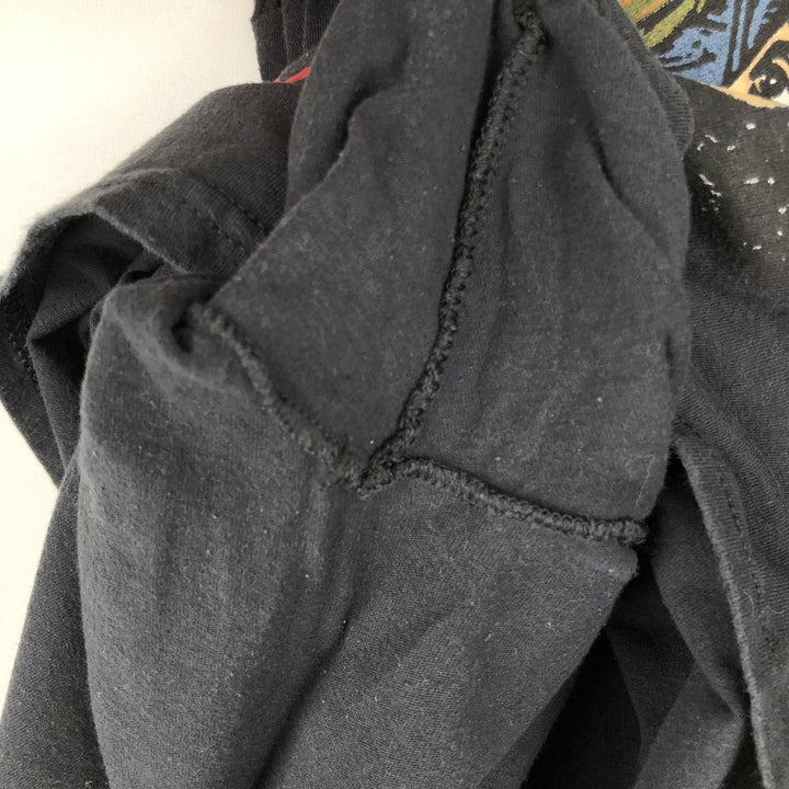 STRANGER THINGS Stranger Things Movie T-shirt Men's L size cotton black type Vintage Second Hand