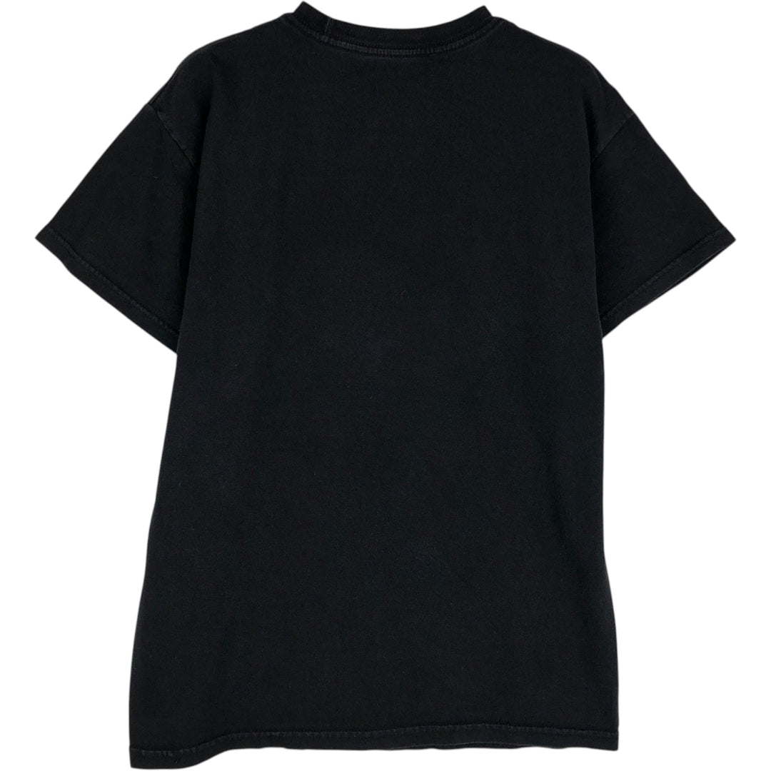 THE WALKING DEAD Fire Pattern Movie T-Shirt (Men's Size S) unclear black type Vintage Second Hand