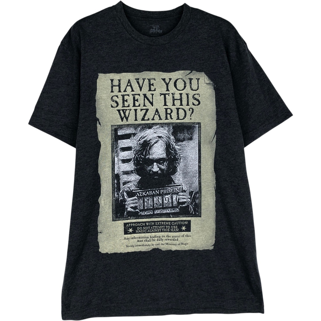 Harry Potter Sirius Black Movie T-Shirt (Men's Size S) unclear Charcoal Vintage Second Hand
