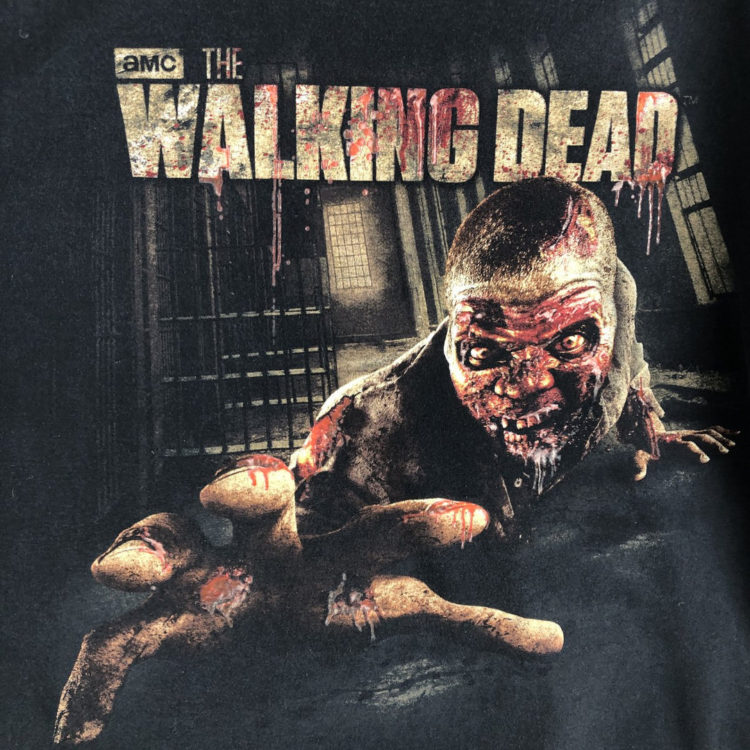 Jerzees THE WALKING DEAD Movie T-Shirt (Men's XL equivalent) cotton black type Vintage Second Hand