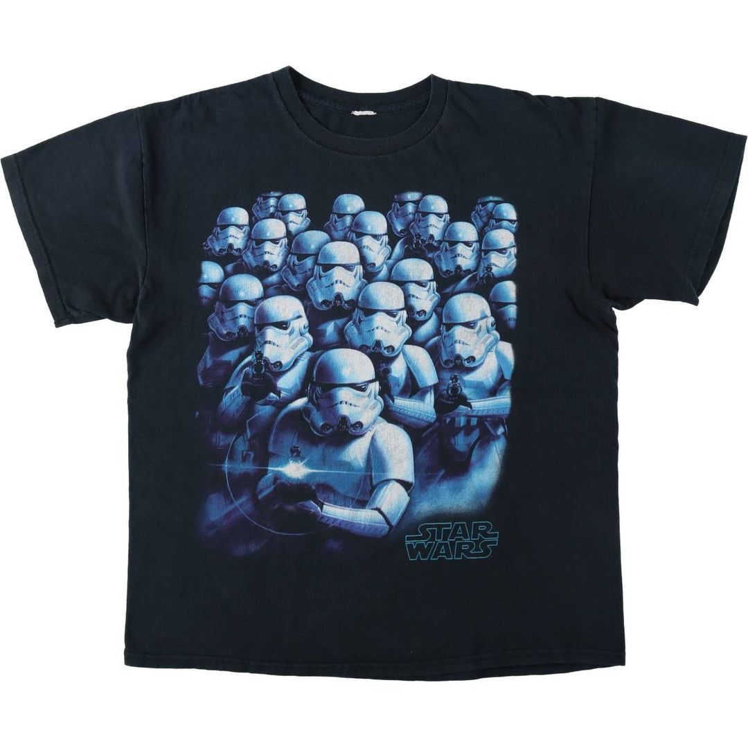 STAR WARS Stormtrooper Movie T-Shirt unclear black type Vintage Second Hand
