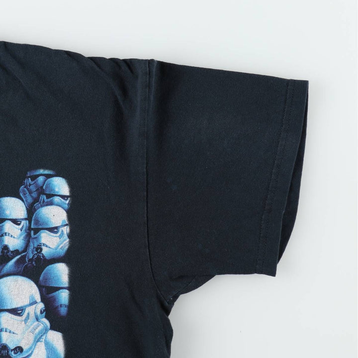 STAR WARS Stormtrooper Movie T-Shirt unclear black type Vintage Second Hand