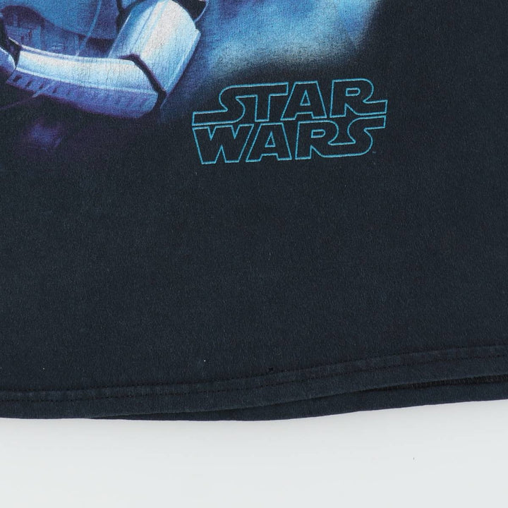 STAR WARS Stormtrooper Movie T-Shirt unclear black type Vintage Second Hand