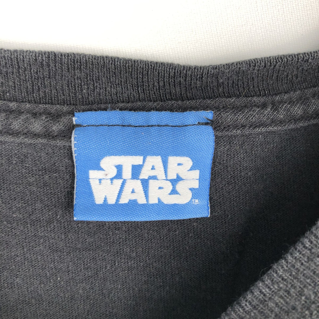 2000'S STAR WARS movie t-shirt, men's size M (approx.) unclear black type Vintage Second Hand