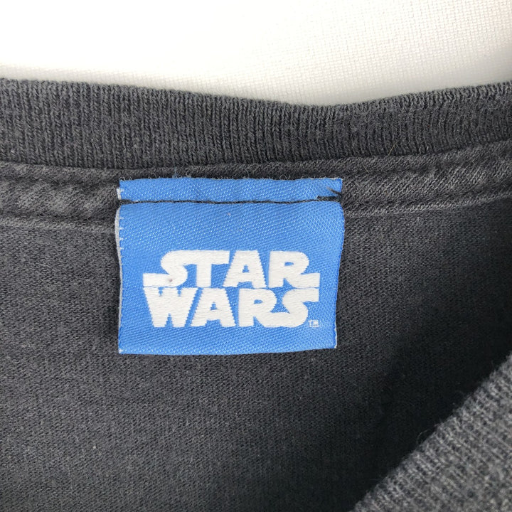 2000'S STAR WARS movie t-shirt, men's size M (approx.) unclear black type Vintage Second Hand