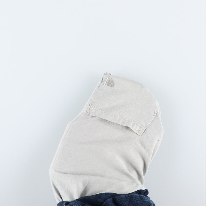 Banana Republic military cargo pants, men's size W30 (approx.) linen navy blue type Vintage Second Hand