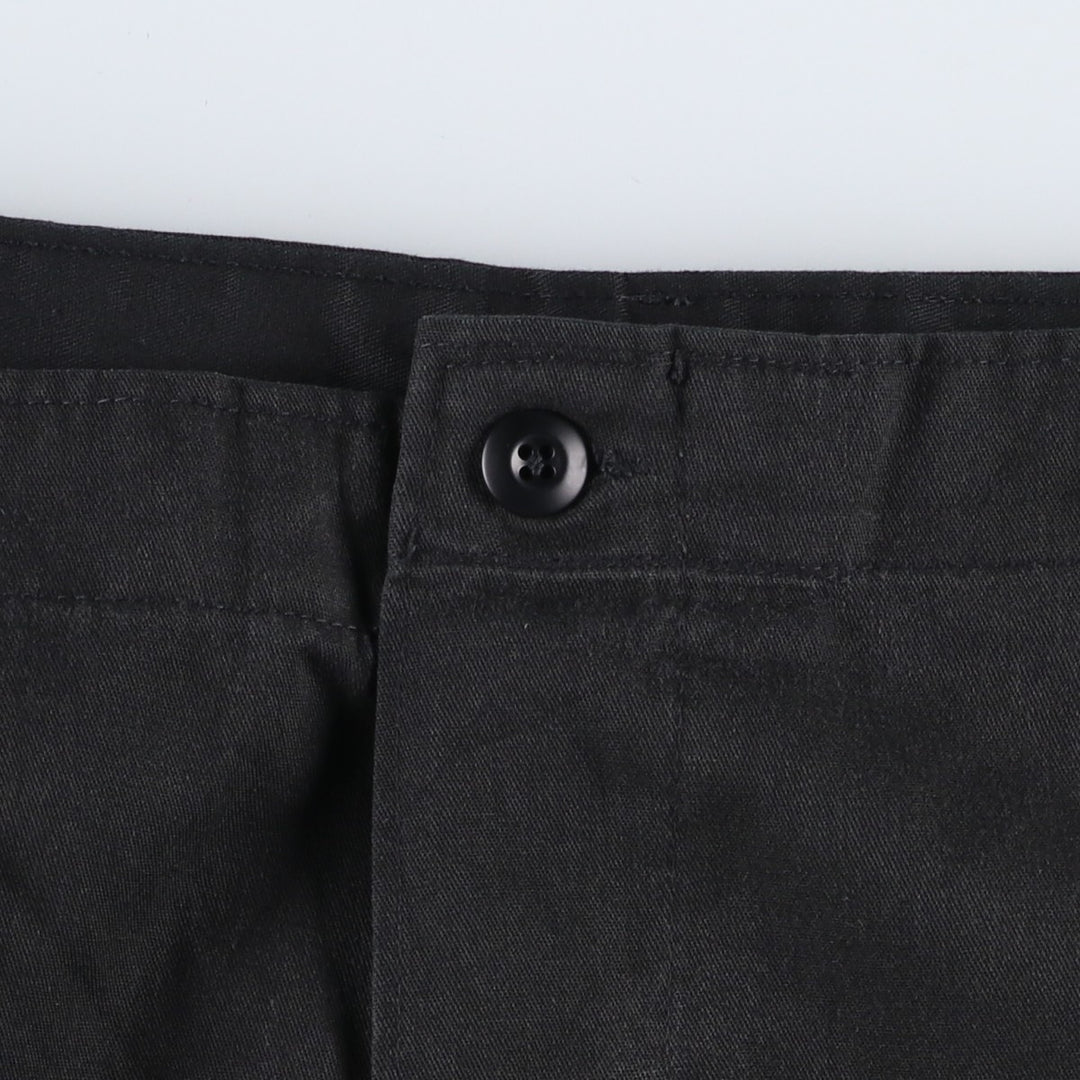 Civilian-made military cargo pants/combat pants, made in the USA, men's size W40 equivalent. polyester black type Vintage Second Hand