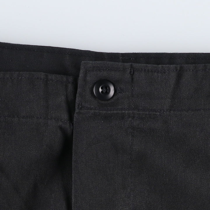 Civilian-made military cargo pants/combat pants, made in the USA, men's size W40 equivalent. polyester black type Vintage Second Hand