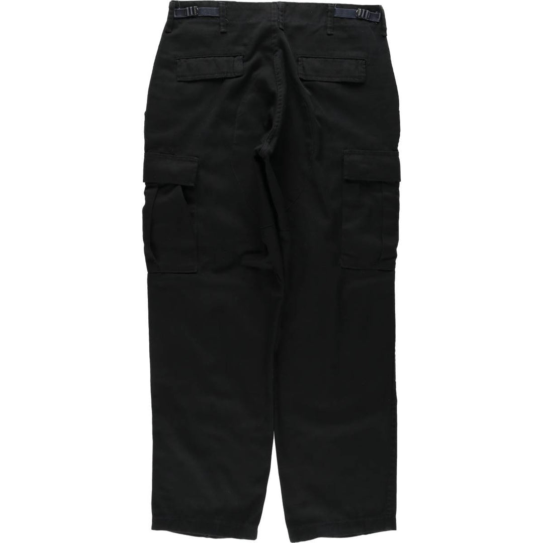 Civilian Military Cargo Pants, Made in USA, Medium-Regular, Men's Size 34 (equivalent) cotton black type Vintage Second Hand