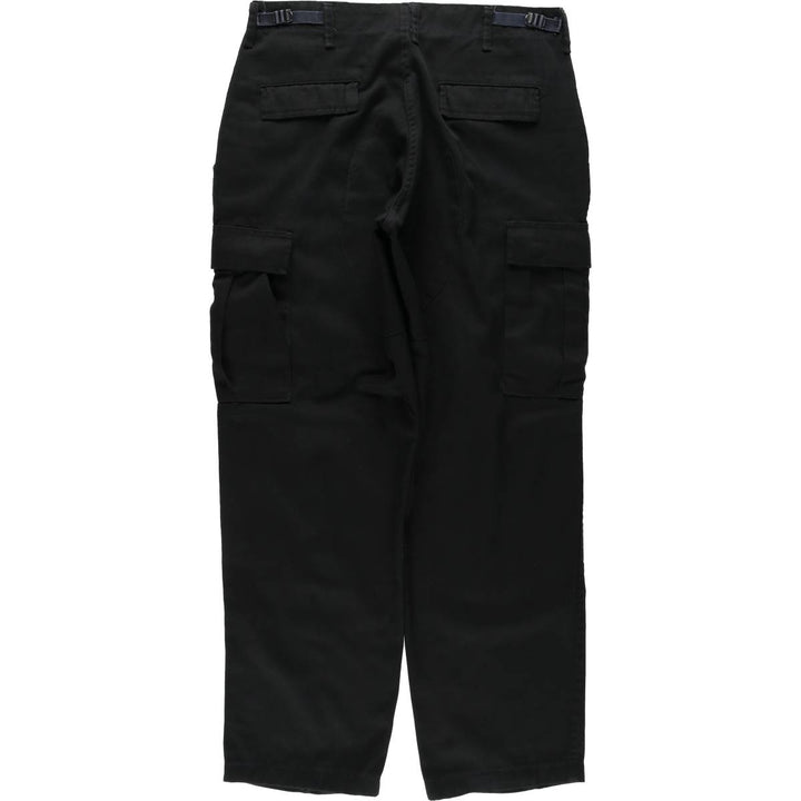 Civilian Military Cargo Pants, Made in USA, Medium-Regular, Men's Size 34 (equivalent) cotton black type Vintage Second Hand