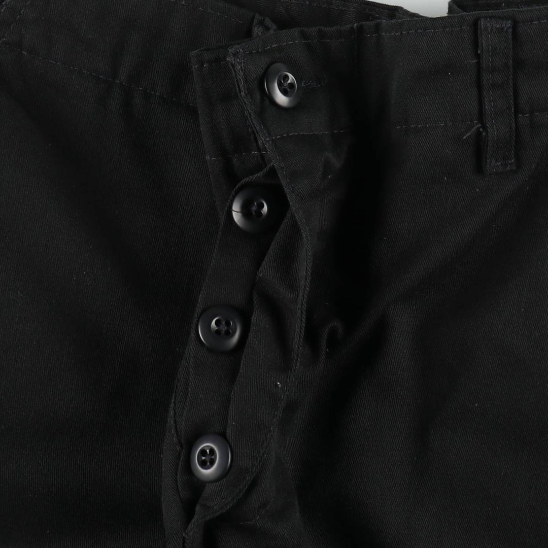 Civilian Military Cargo Pants, Made in USA, Medium-Regular, Men's Size 34 (equivalent) cotton black type Vintage Second Hand
