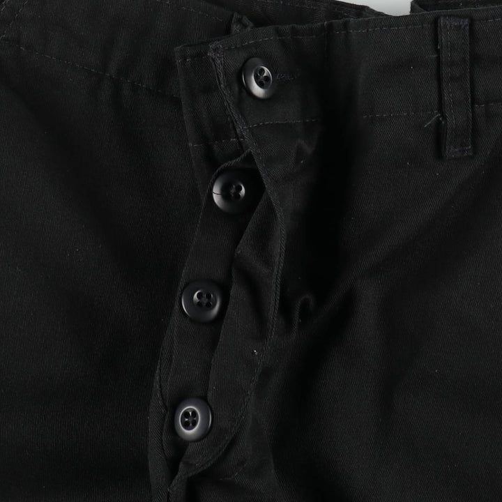Civilian Military Cargo Pants, Made in USA, Medium-Regular, Men's Size 34 (equivalent) cotton black type Vintage Second Hand