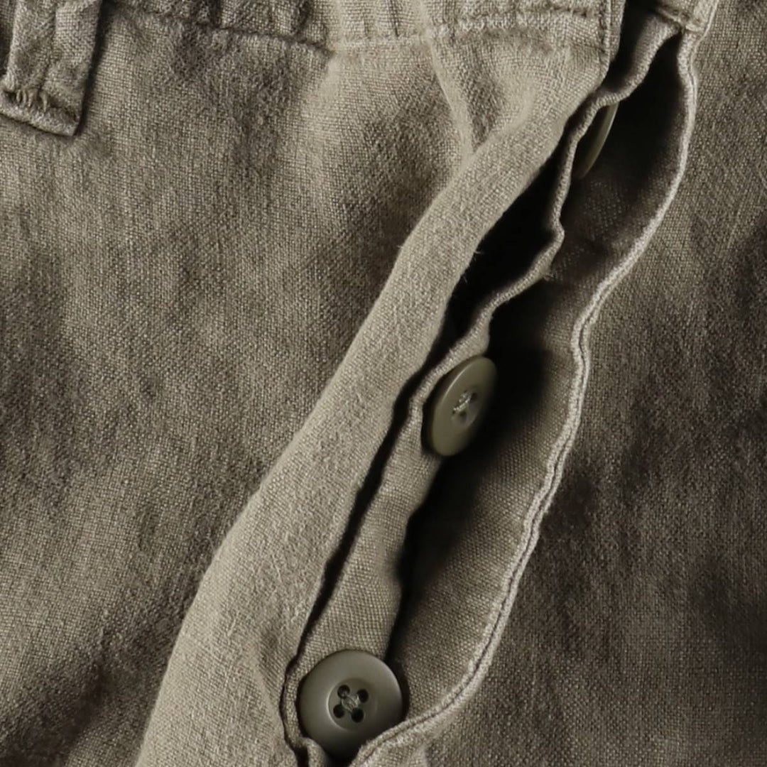 Banana Republic military cargo pants, men's size W36 (approx.) linen Khaki type Vintage Second Hand