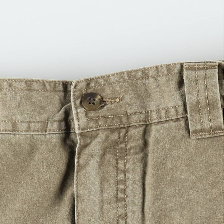 90s-00'S LLBean 2-Way Military Cargo Pants, Men's W36 (approx.) cotton Khaki type Vintage Second Hand