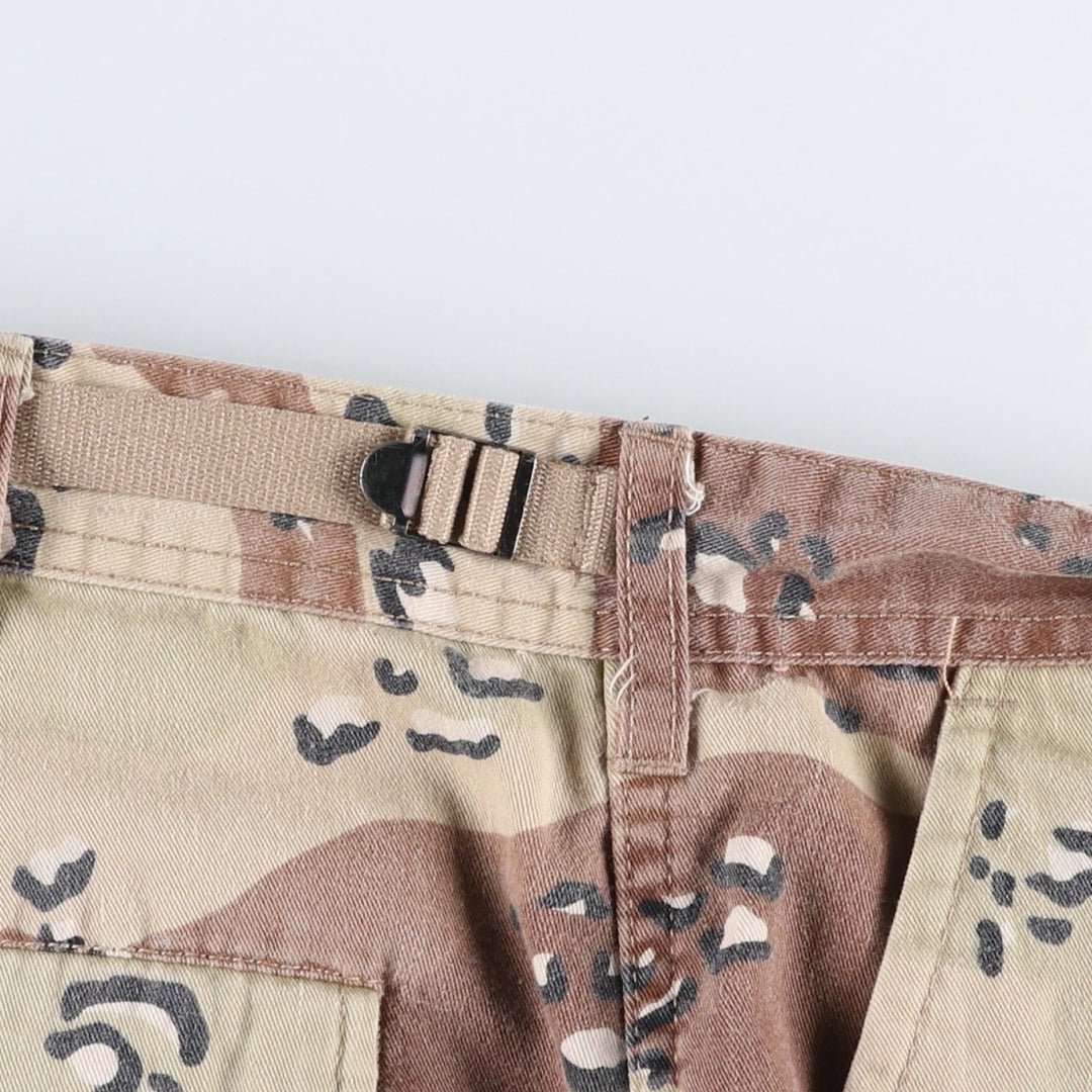 Civilian-made camouflage pattern 6C Desert Chocolate Chip Camo military cargo pants, men's size W38 equivalent. cotton Khaki type beige Vintage Second Hand