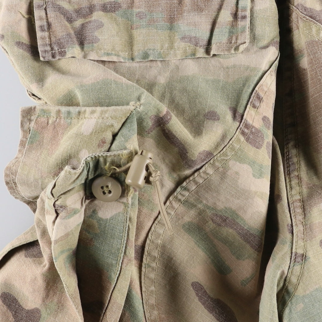 Authentic US military camouflage pattern Multicam camo ripstop military cargo combat pants, made in the USA, medium-short size unclear Khaki type Vintage Second Hand