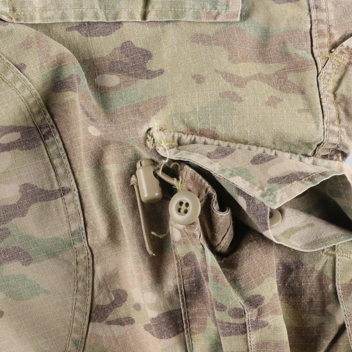 Authentic US military camouflage pattern Multicam camo ripstop military cargo combat pants, made in the USA, medium-short size unclear Khaki type Vintage Second Hand