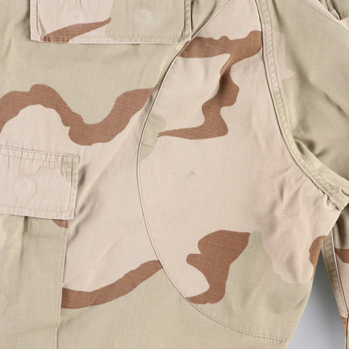 1990'S US Military Issue Camouflage Pattern 3C Desert Camo Ripstop Military Cargo Pants Combat Pants Made in USA MEDIUM-SHORT unclear Beige type Vintage Second Hand
