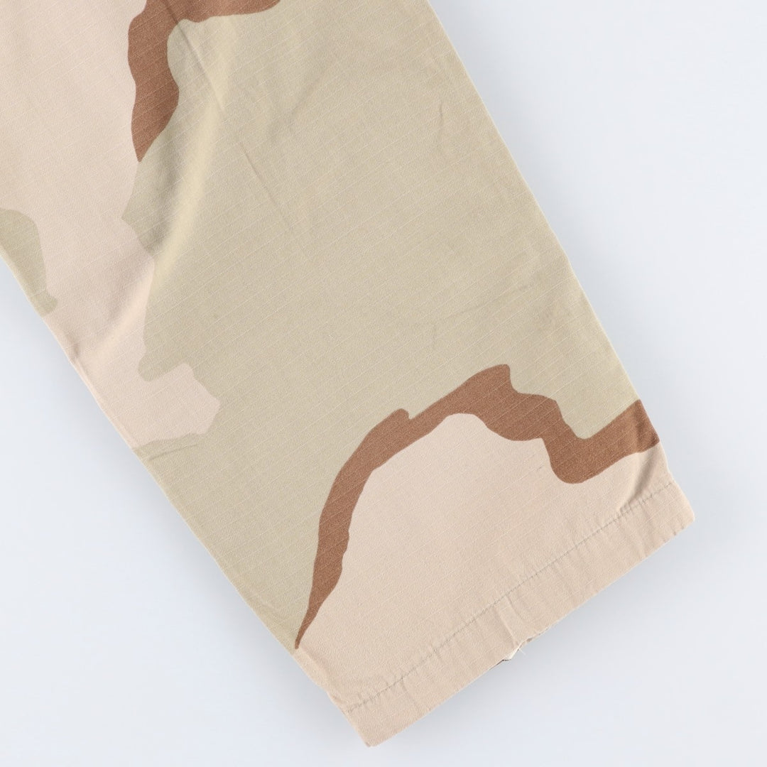 1990'S US Military Issue Camouflage Pattern 3C Desert Camo Ripstop Military Cargo Pants Combat Pants Made in USA MEDIUM-SHORT unclear Beige type Vintage Second Hand