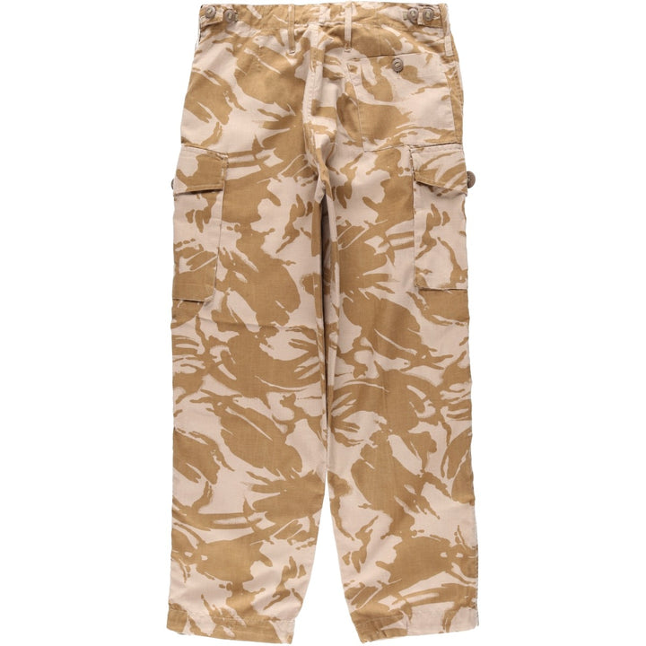 British Army Camouflage Pattern Desert DPM Camo Military Combat Pants Size 80 unclear Beige type Vintage Second Hand